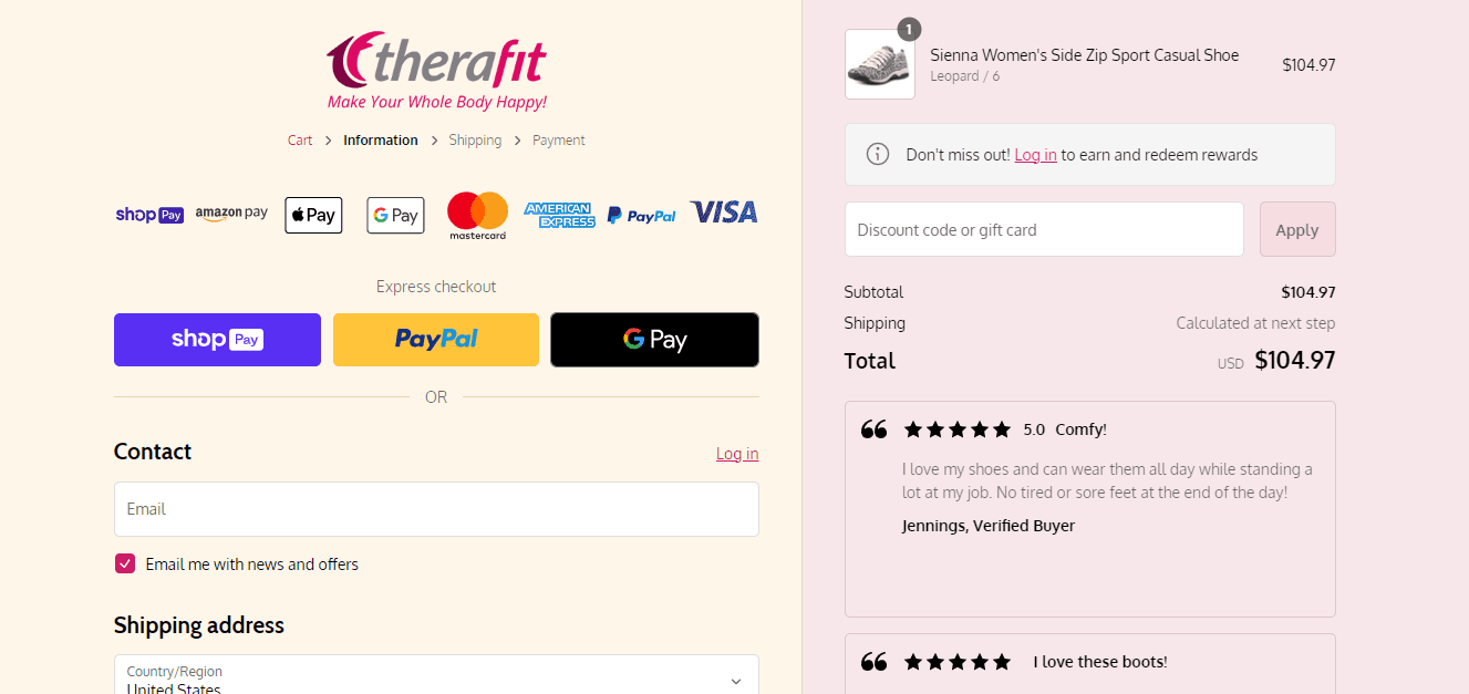 How to apply Therafit coupon code